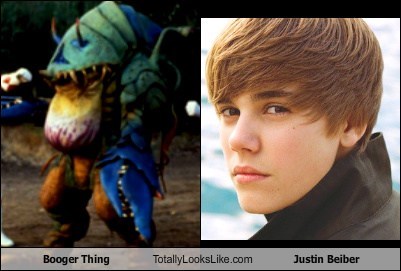 Booger Thing Totally Looks Like Justin Beiber