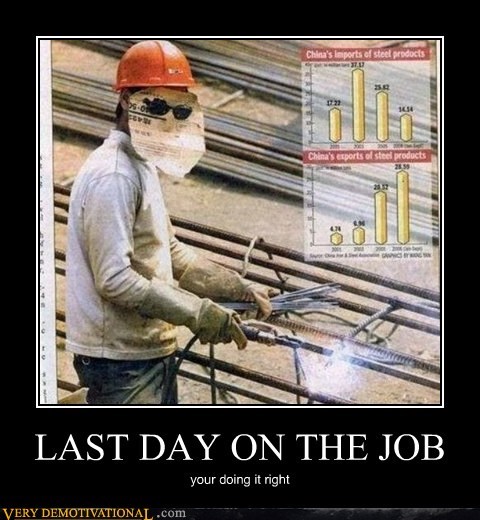 LAST DAY ON THE JOB