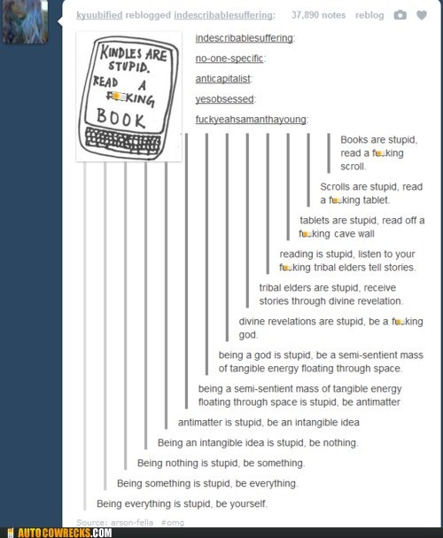 Autocowrecks: You > Everything > Kindles