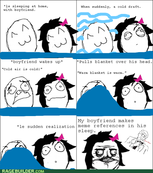 Rage Comics: Y U No Close Window, Girlfriend?!
