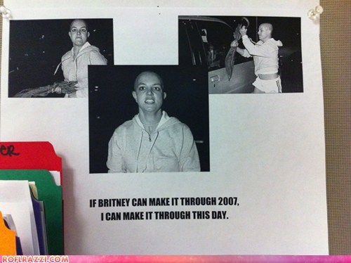 The Britney Spears Motivational Poster