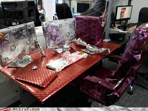 Cubicle Prank Friday