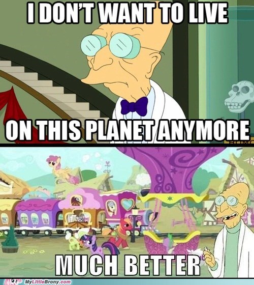 Professor Farnsworth Wants to Live in Ponyville