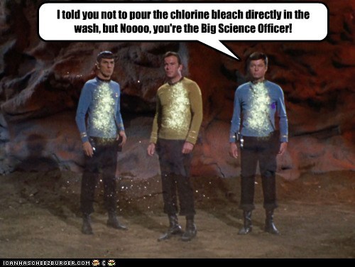 And Spock Never Had to do Laundry Again