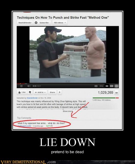 LIE DOWN