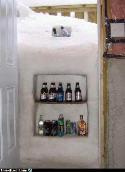 There I Fixed It: Walk-out beer fridge