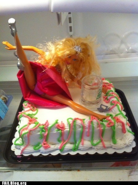 Drinking Responsibly Cake FAIL 