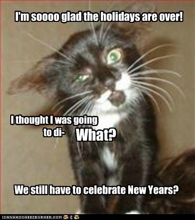 I'm soooo glad the holidays are over!