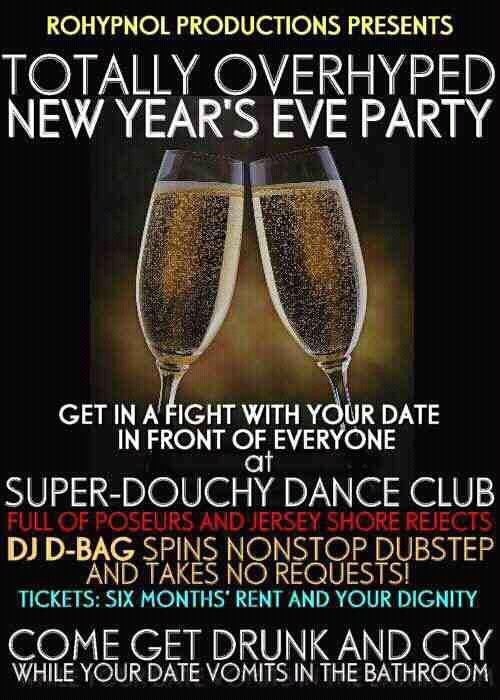 Literal New Year’s Eve Party Promotion of the Day