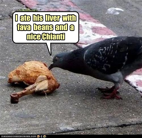 I'm having a old friend for dinner
