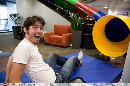 Office Slides: A Fixture in Any Happy Office