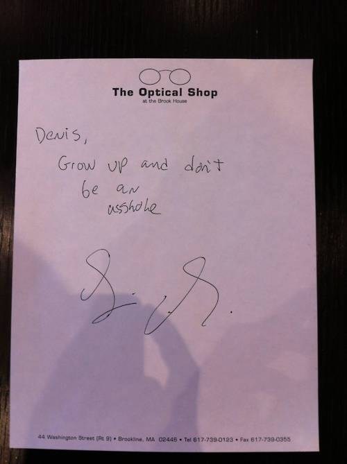 Alleged Autograph of the Day