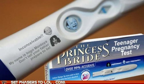 Princess Bride Pregnancy Test