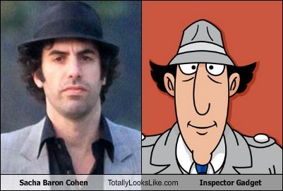 Sacha Baron Cohen Totally Looks Like Inspector Gadget