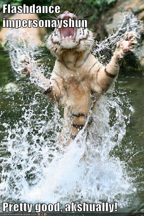 Flashdance impersonayshun