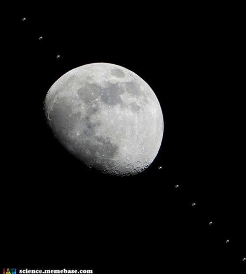 And, the International Space Station Jumps Over the Moon