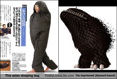 This Asian Sleeping Bag Totally Looks Like The Imprisoned (Skyward Sword)