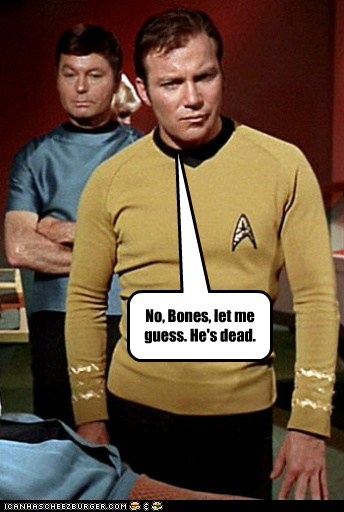 For Shatnerday, Bones Lets Kirk Handle This One