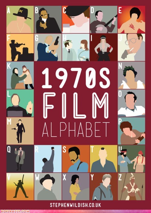 1970's Film Alphabet
