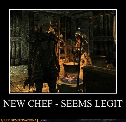 NEW CHEF - SEEMS LEGIT