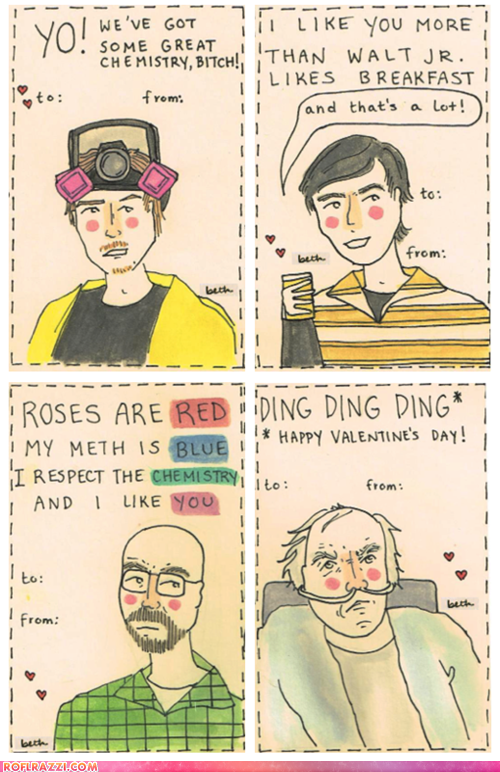 Breaking Bad Valentine's Day Cards