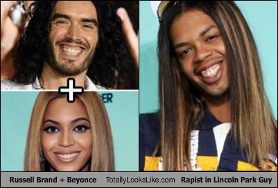 Russell Brand + Beyonce Totally Looks Like Antoine Dodson