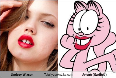 Lindsey Wixson Totally Looks Like Arlene (Garfield)
