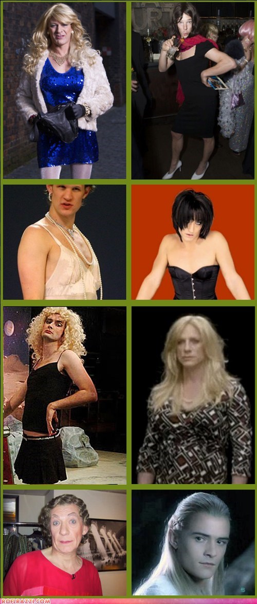 British Actors In Drag