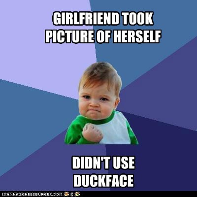 Success Kid: Instead, She Made Suckface