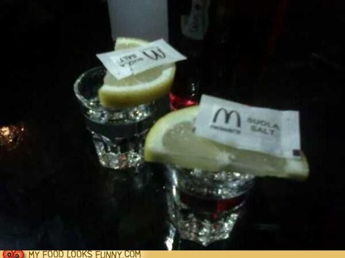 Sanitary Tequila Shots