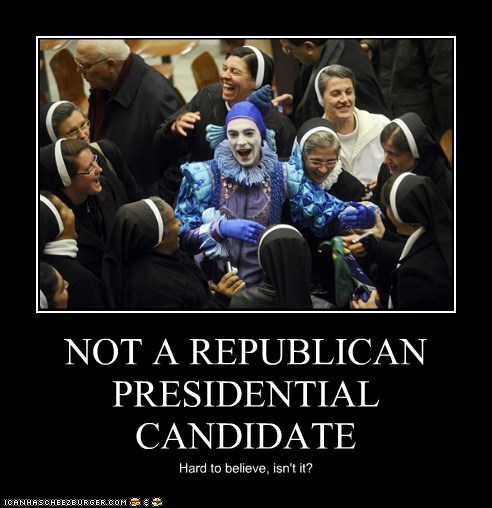 NOT A REPUBLICAN PRESIDENTIAL CANDIDATE
