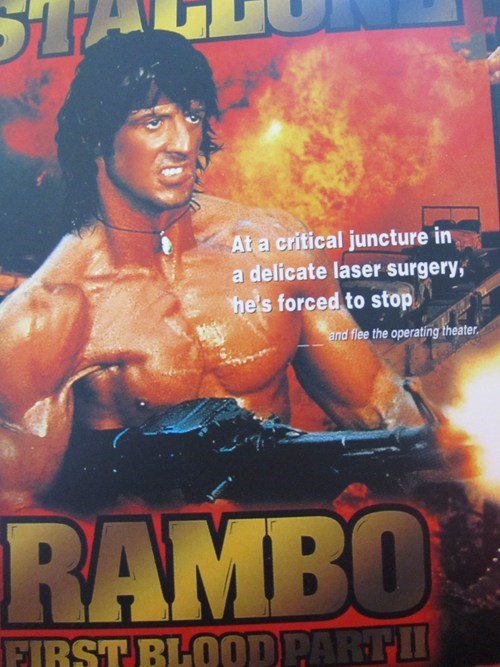 So that's what Rambo's about!