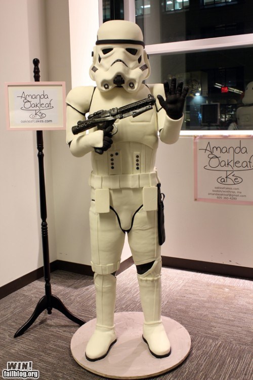 Stormtrooper Cake WIN