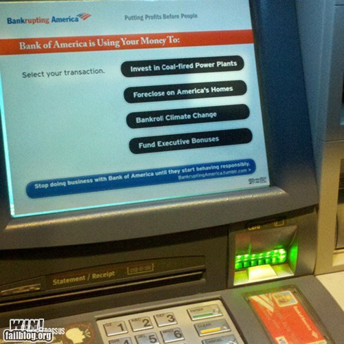 Hacked IRL: Occupy the ATM
