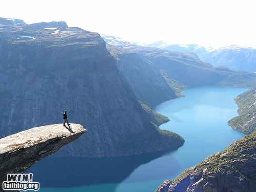 Mother Nature FTW: Trolltunga, Norway