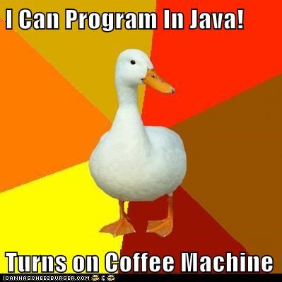 Technologically Impaired Duck: Or is That Javascript?