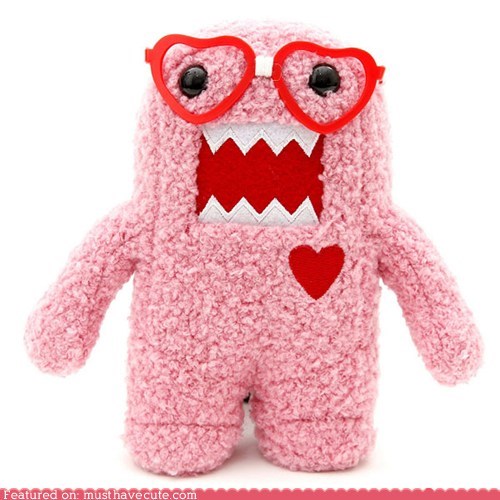 Domo Pink Nerd Plush