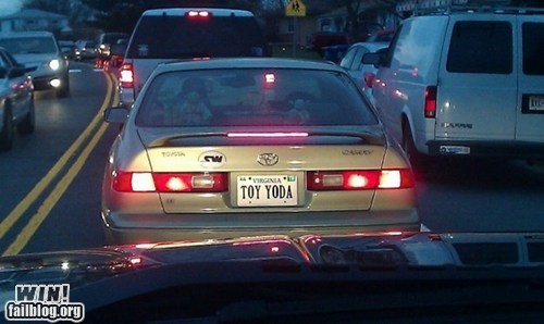 License Plate WIN