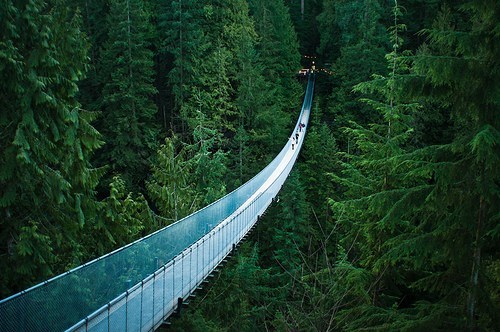 Capilano Suspension Bridge, Vancouver, BC, Canada