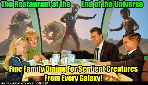 The Restaurant at the End of the Universe