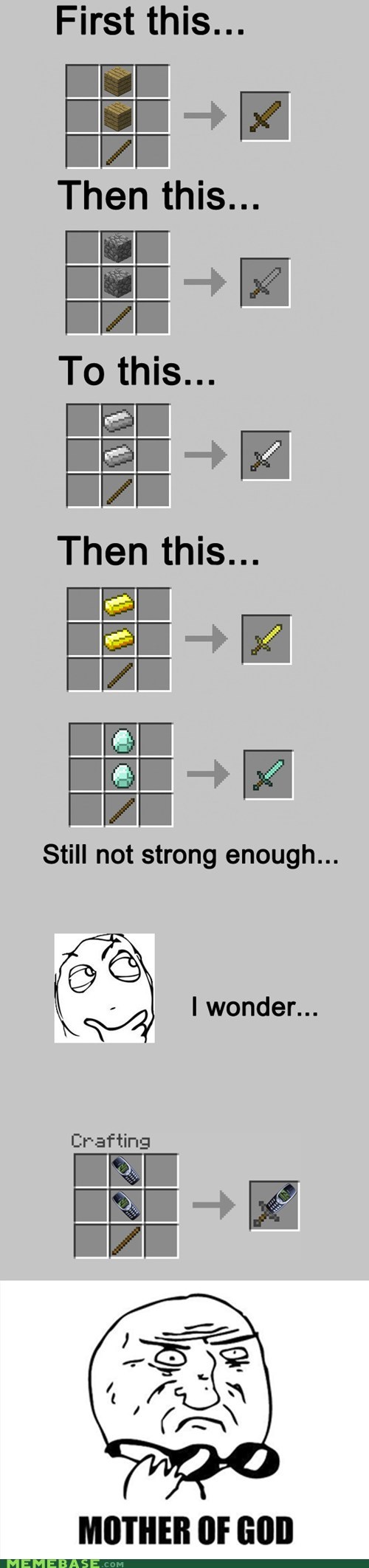 The Levels of Minecraft Power