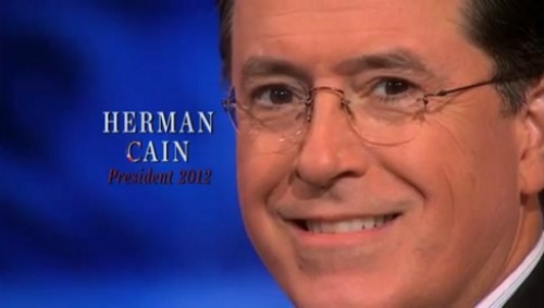 Colbert/Cain 2012 of the Day