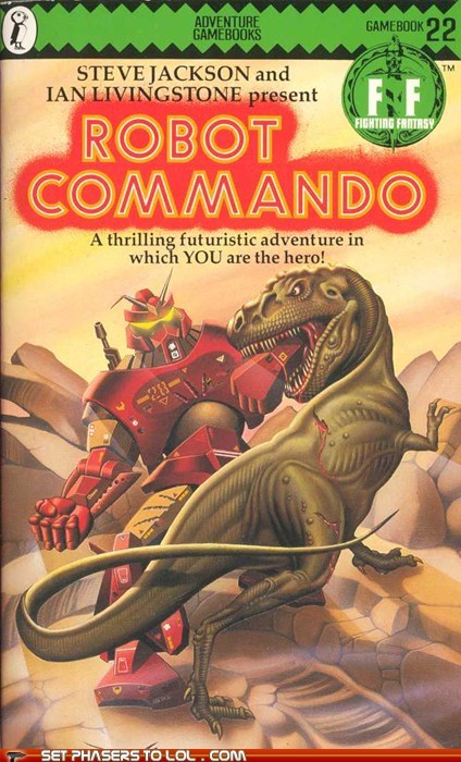 WTF Sci-Fi Book Covers: Robot Commando