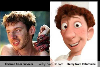 Cochran from Survivor Totally Looks Like Remy from Ratatouille