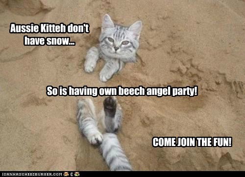 Southern Hemisphere BEACH ANGEL PARTY!