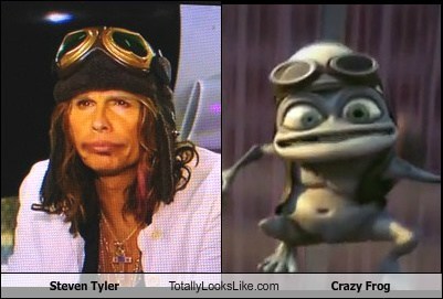 Steven Tyler Totally Looks Like Crazy Frog