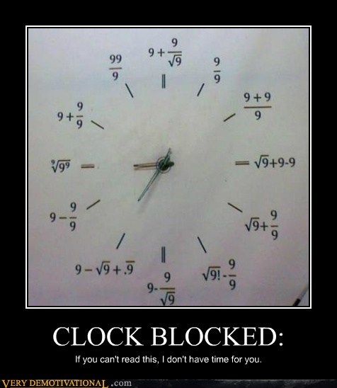 CLOCK BLOCKED: