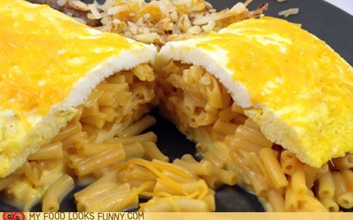 Mac n Cheese Omelette