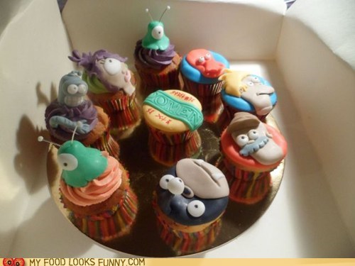 Futurama Cupcakes