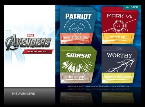 Avengers Colognes of the Day